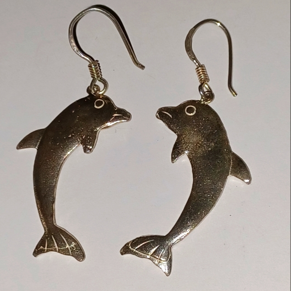 🛼Cute dolphin earings
